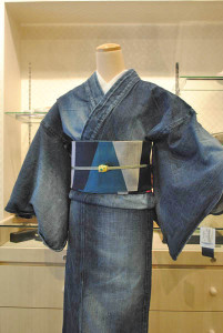 Get this - a denim kimono as the industry moves with the times!!